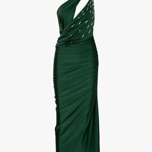Elegant Green Evening Dress